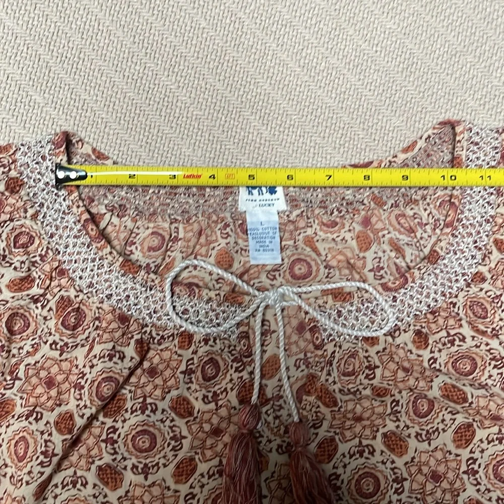 Lucky Brand long sleeve blouse SIZE Large…I do love and take offers! - Picture 11 of 13